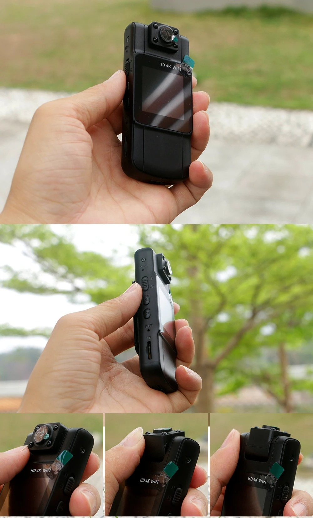 Compact Camera | 4K Video | Swivel Lens | SecureCam