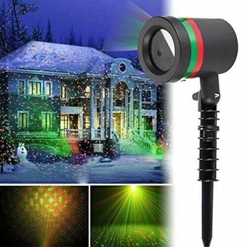 Laser Light Projector with Galactic Rain Effect