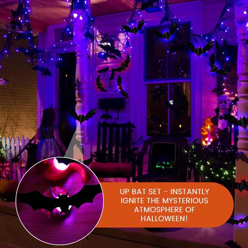 Batlit™ – 16Pcs  LED Bat Group Wall Lights  (50% Off)