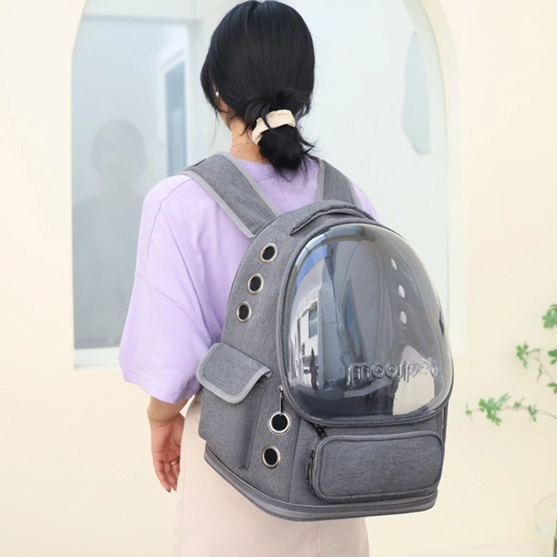 Clear Pet Backpack Carrier for Small Dogs and Cats – Breathable Design