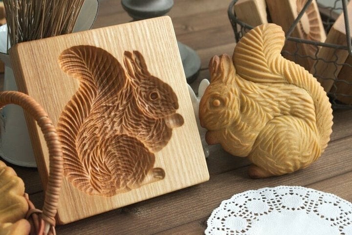 Wood patterned Cookie cutter - Embossing Mold For Cookies