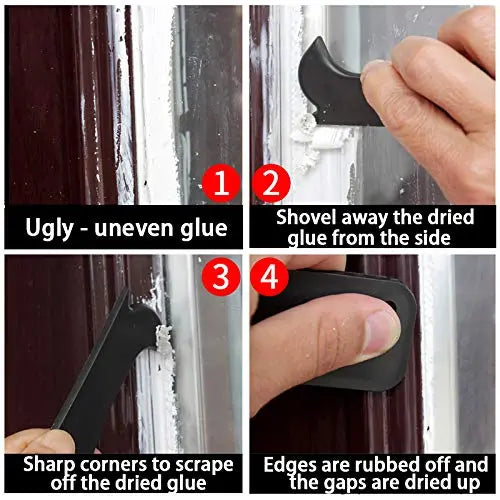 11Pcs Silicone Caulking Tools 3 in1 Grout Removal Tool