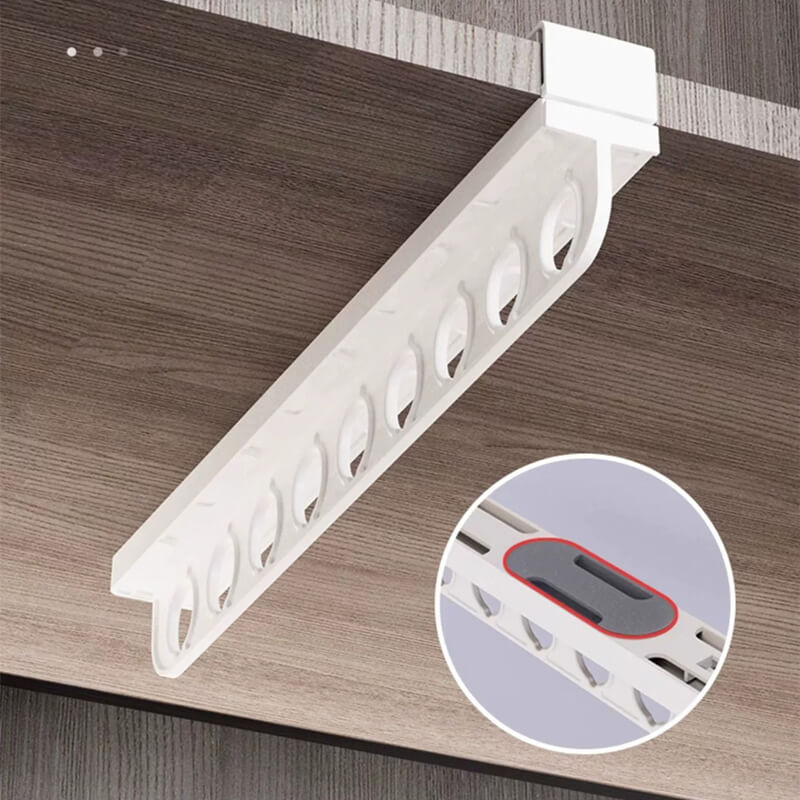 Expandable Clothing Rod for No-Drill Installation