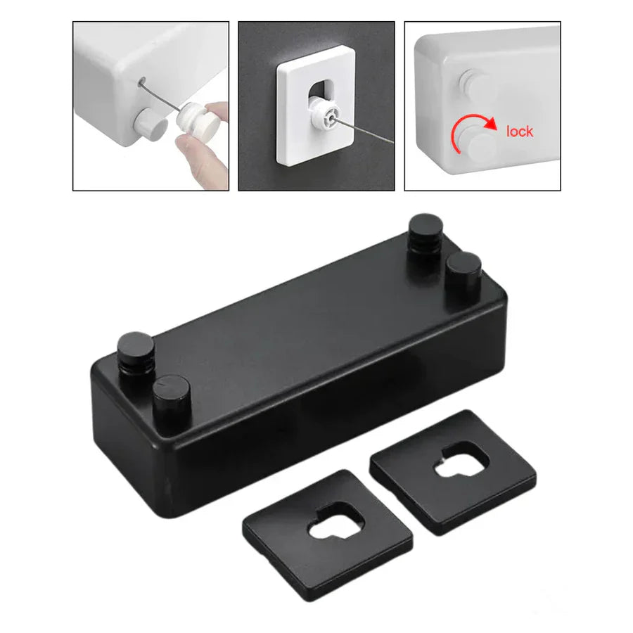 AirMaster Pro — Retractable Clothesline Wall-Mounted for Indoor & Outdoor Drying