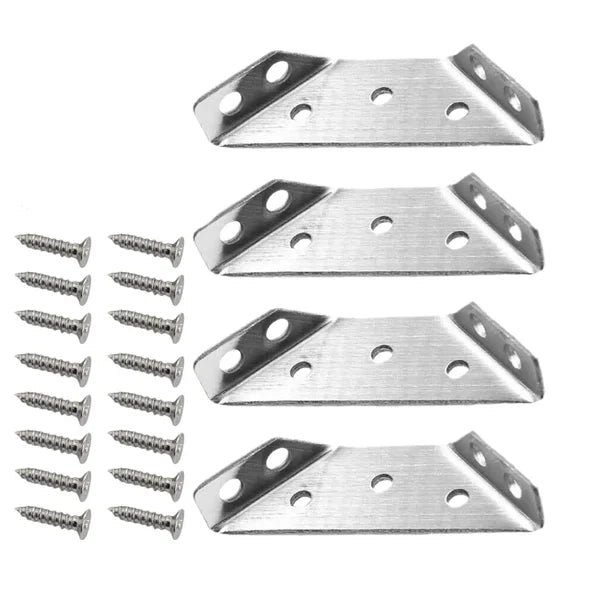 IronCoreEdge — Stainless Steel Corner Brackets