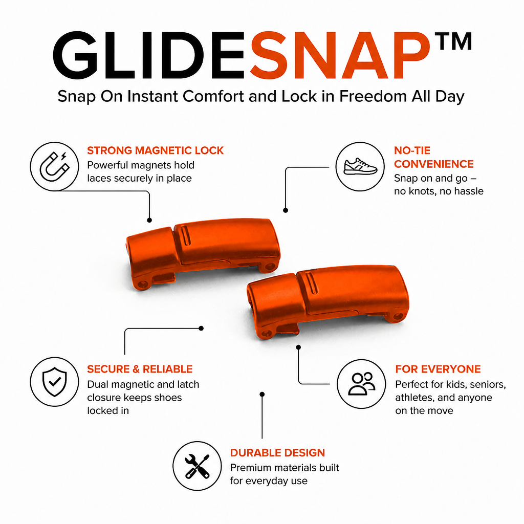 GlideSnap — Snap On Instant Comfort and Lock in Freedom All Day