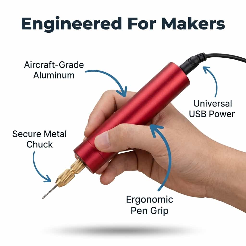 MiniDrill - Precision Cordless Craft Tool