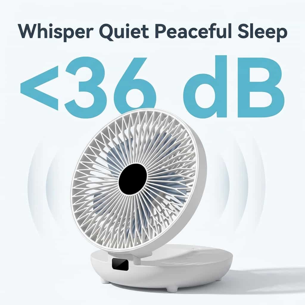 EasyBreeze - Quiet portable cooling with night light