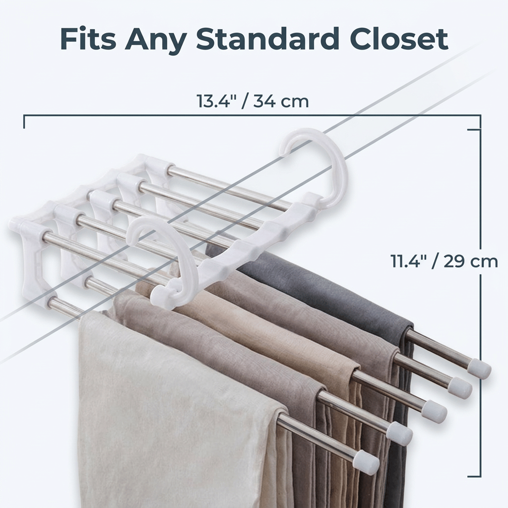 SmartCloset - Space-saving 5-tier pants organizer