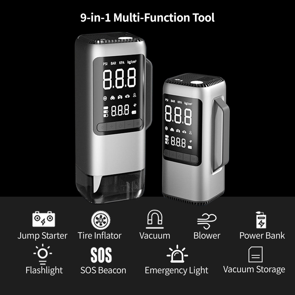 Emergency Tool Kit for Cars – 9 Essential Functions