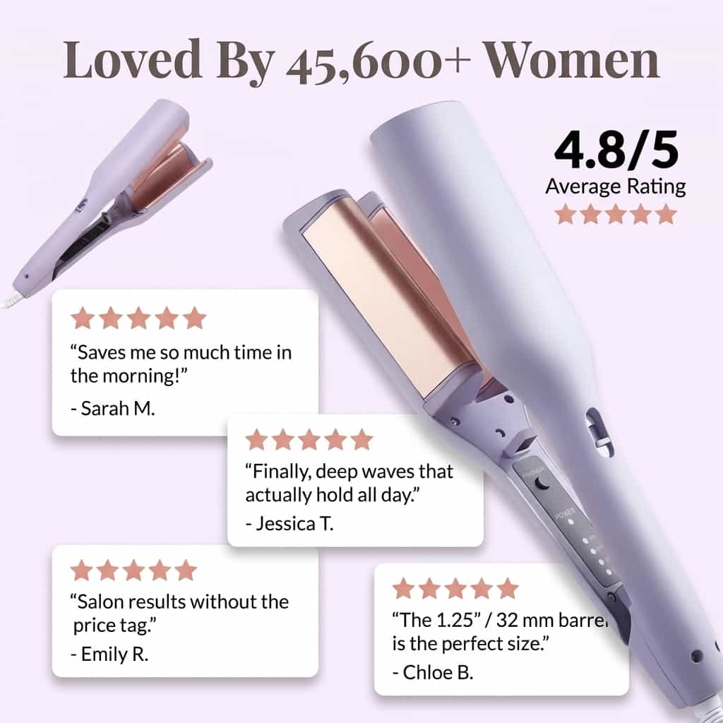 SmoothCurl - Effortless Salon Quality French Curls