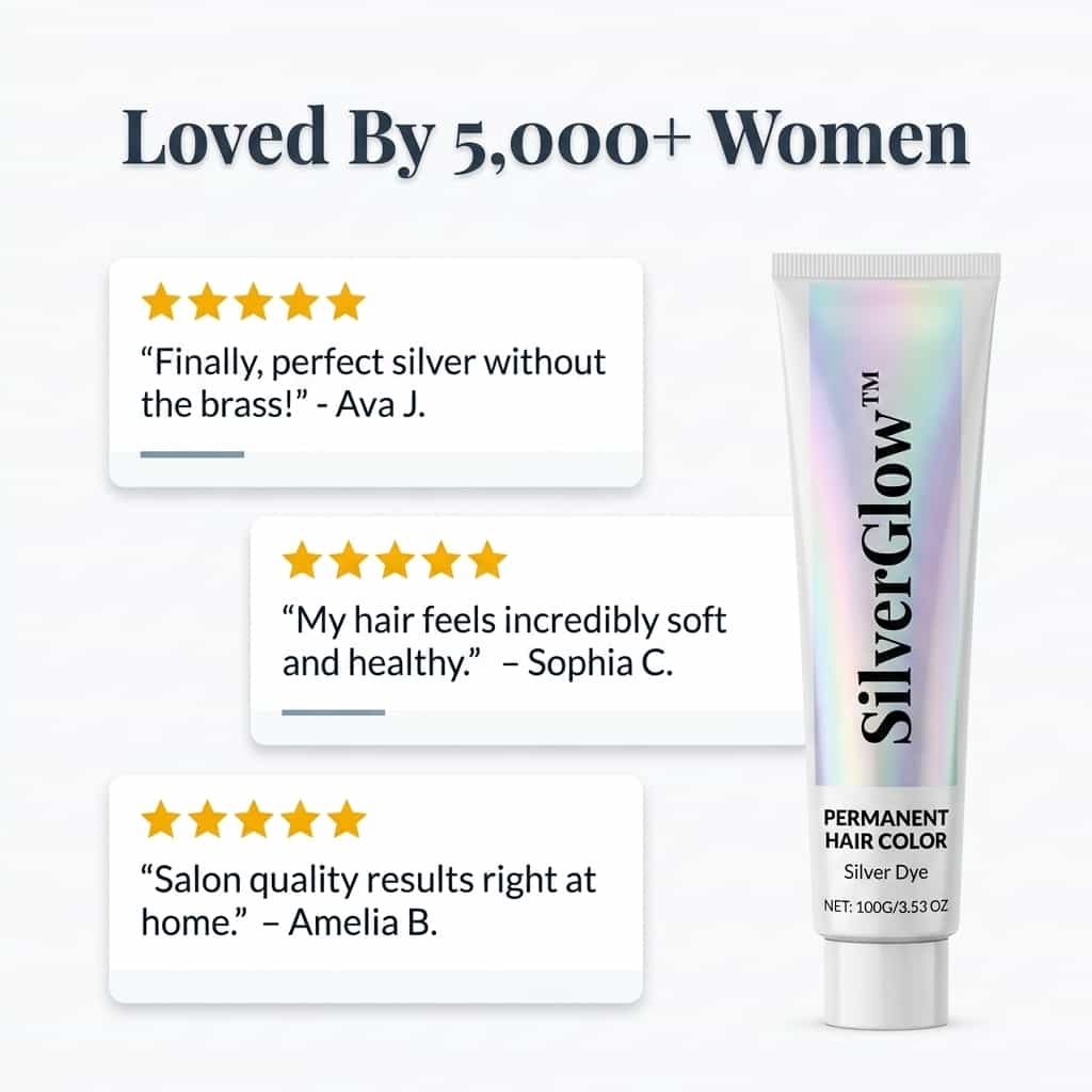 SilverGlow - Ammonia-Free 2-in-1 Silver Hair Formula