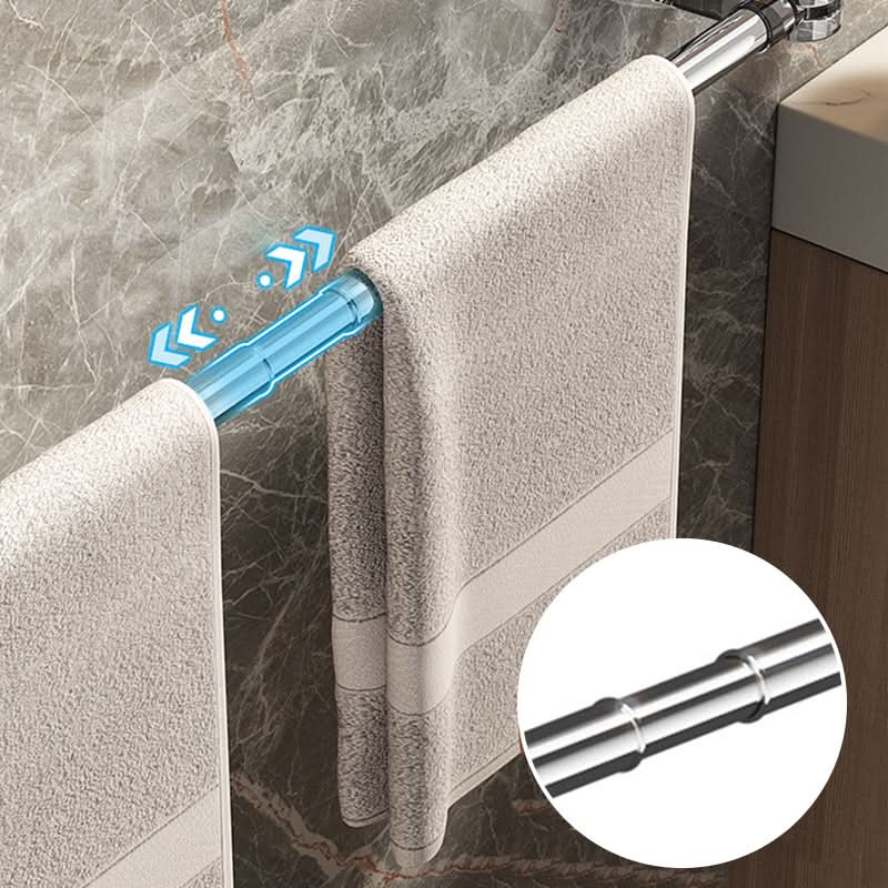 Extendable Towel Rack in Stainless Steel