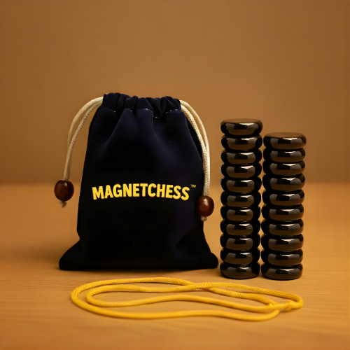 VortexStrat —Magnetic Strategy Board Game with Stones