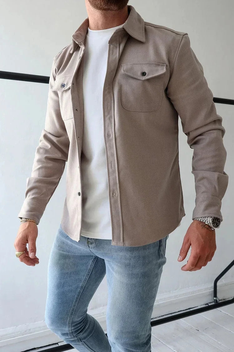EliteThread™ Shirt Jacket — Wear Confidence That Commands Every Room