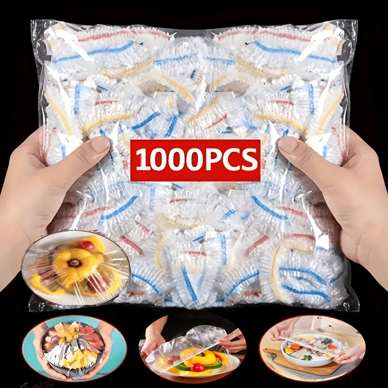 Elastic Food Storage Covers, 1000 Pieces, Made of PE