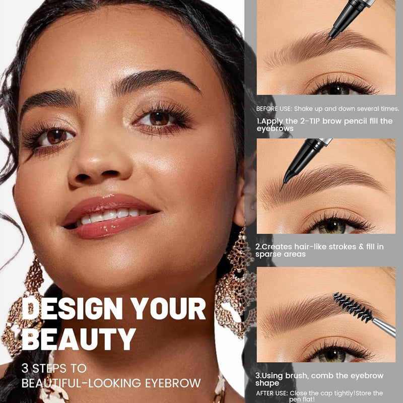 Flawless Eyebrows and Eyeliner for All-Day Radiance