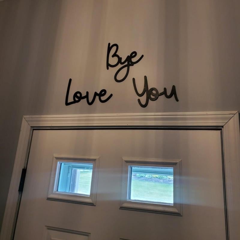 HearthSign Wall Lettering – No-Drill Decorative Script