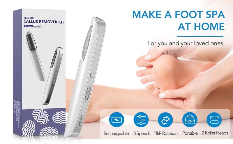 Electric Foot Callus Remover for Smooth Heels