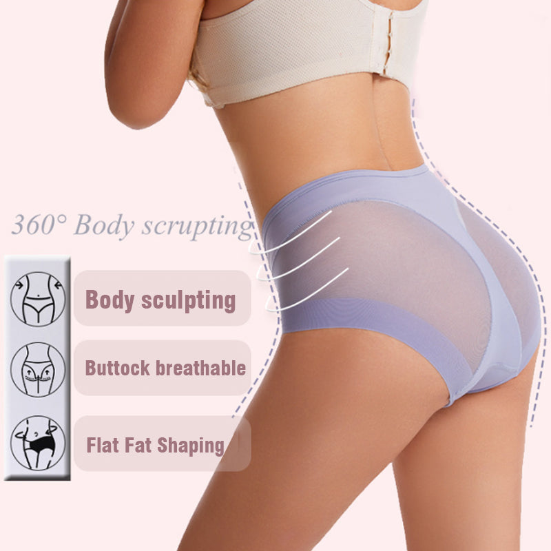 Seamless High-Waisted Underwear for All-Day Comfort