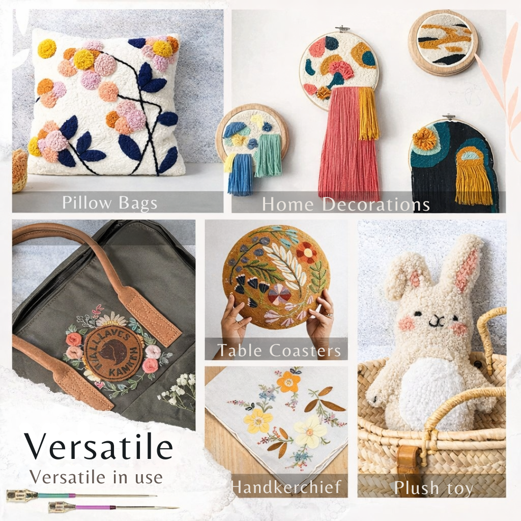 Embroidery Kit | Accurate Embroidery Technique | Ergonomic Handle Comfort | StitchSage