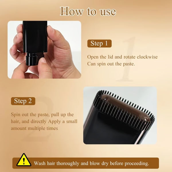 Hair Color Refresh Stick with Comb Applicator