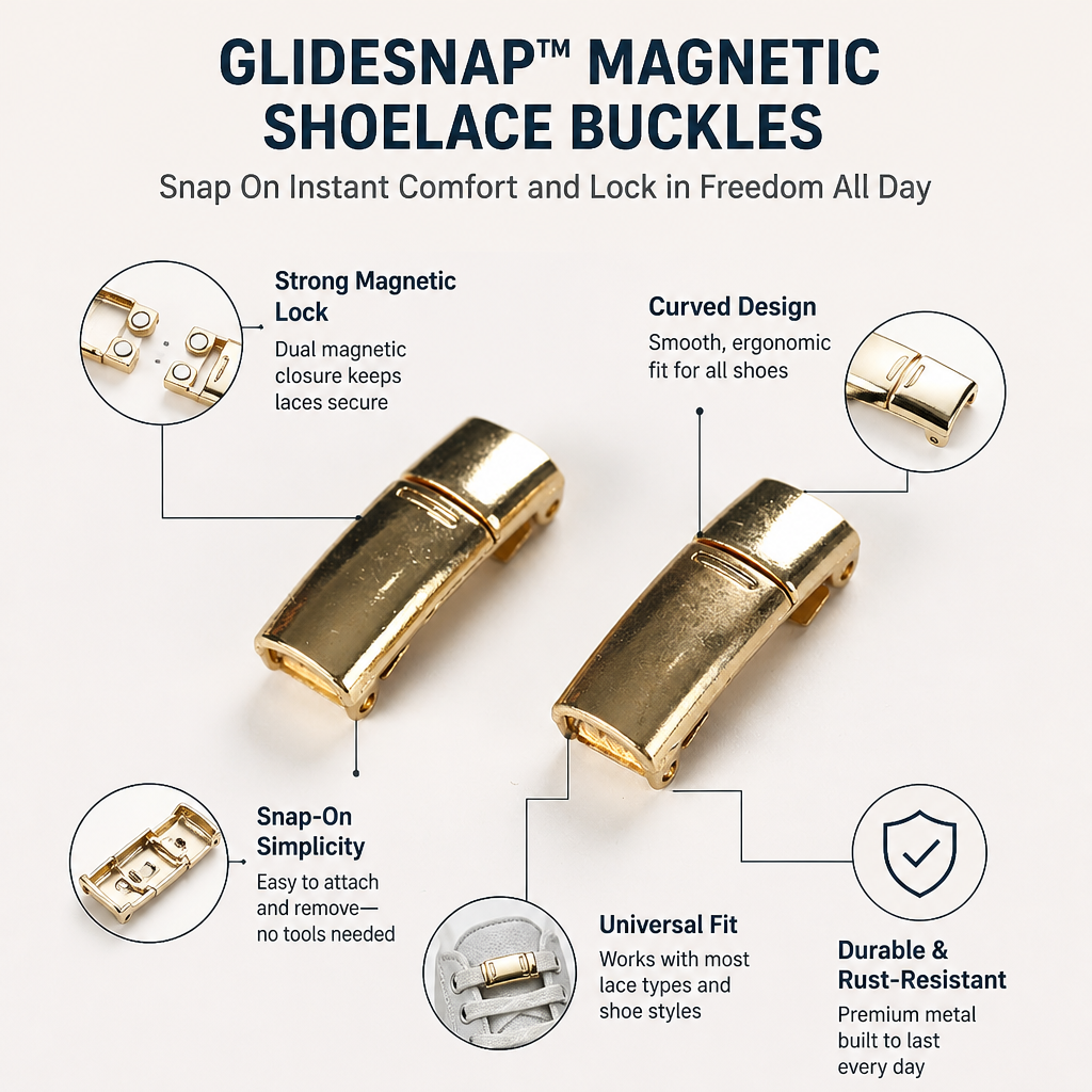 GlideSnap — Snap On Instant Comfort and Lock in Freedom All Day