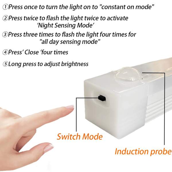 🔥 Punch-free Smart Sensor Magnetic Rechargeable LED Lights