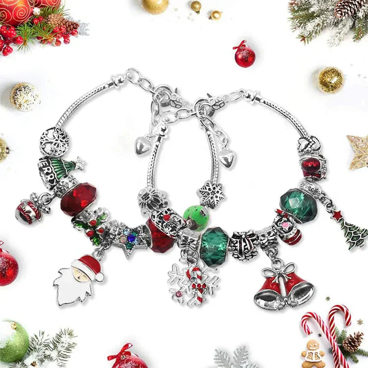 FestiveBracelet™ Charm-Filled Countdown Advent Calendar | 24-Day Holiday Charm Surprise