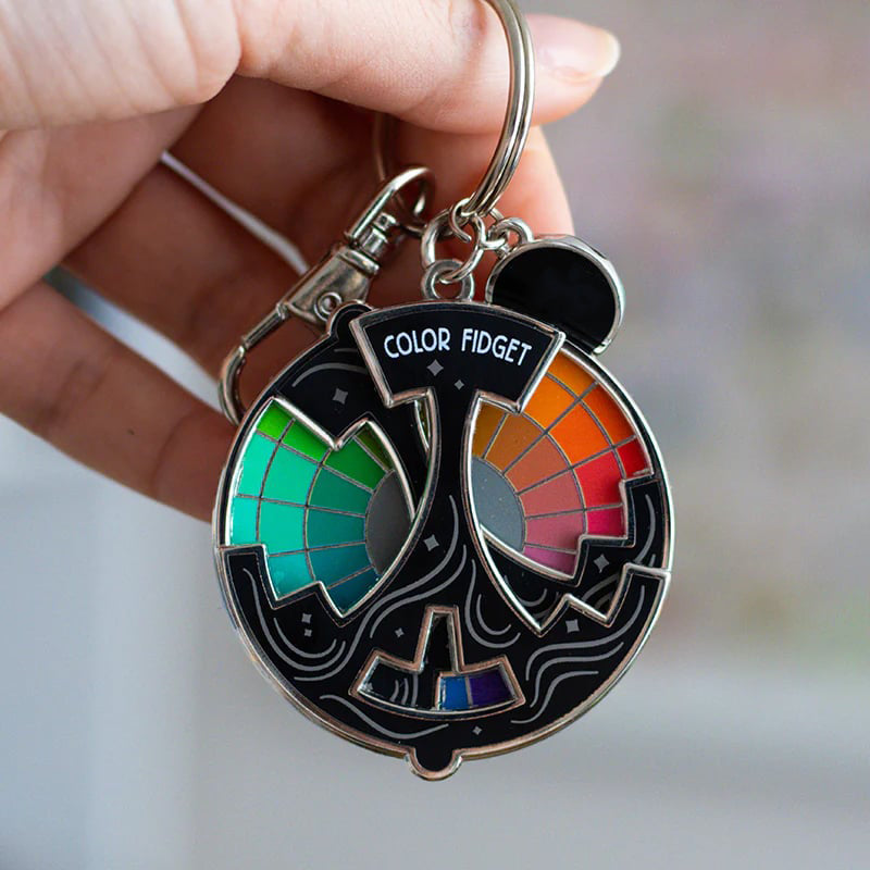 ChromoSpin Pin - The Color Wheel that Keeps Spinning