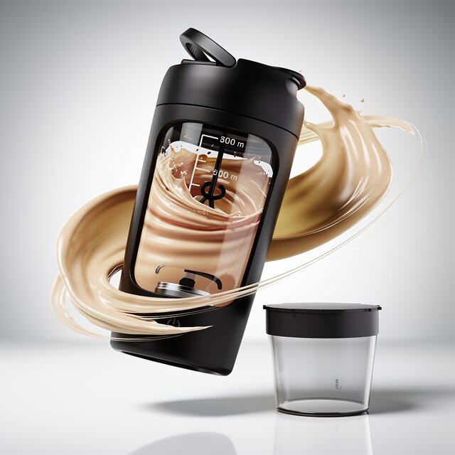 Electric Protein Blender | Self-Mixing Shaker Bottle | USB Powered Mixer | BlendGo
