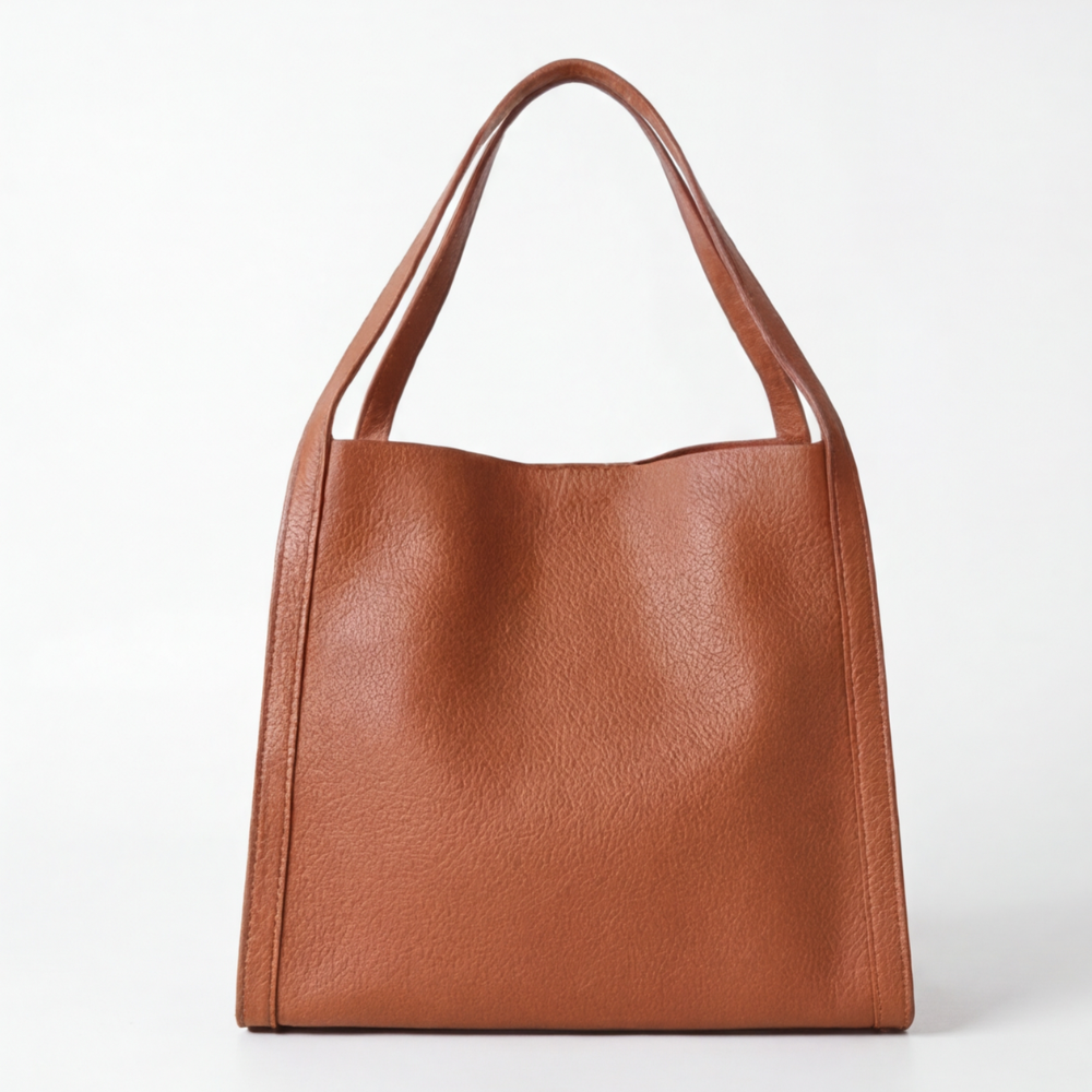 CARESSA™ – Soft Leather Multi Pocket Shoulder Bag