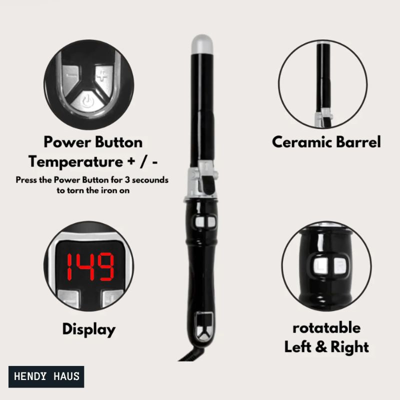 BeachCurl Pro™ | Automatic Hair Curling Wand
