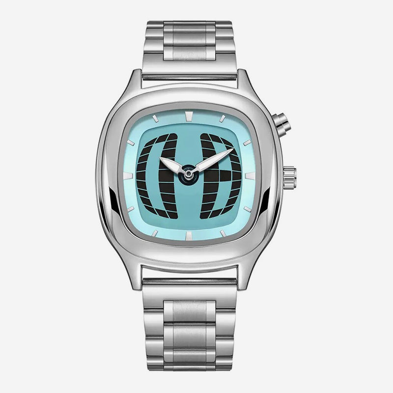 Clockwise™ – Stainless Steel Dual Display Retro Quartz Watch