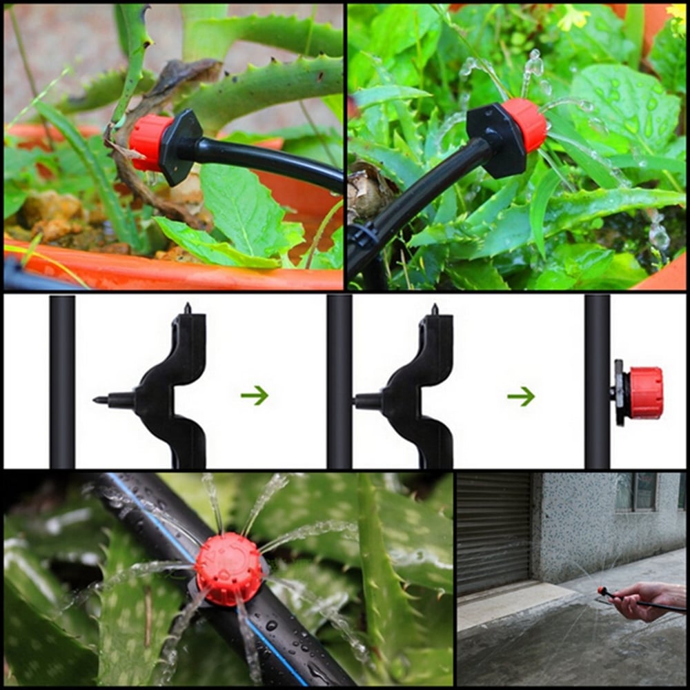 AquaDial™ – 360° Adjustable Plant Drippers (100× Pack)