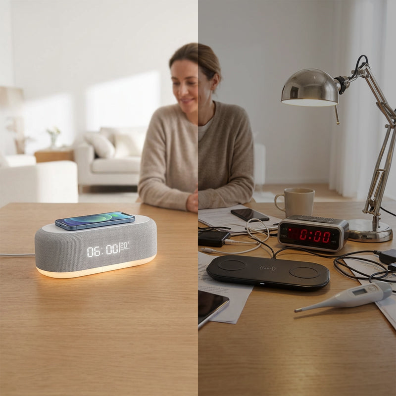 6-in-1 Night Device with Wireless Charging Function