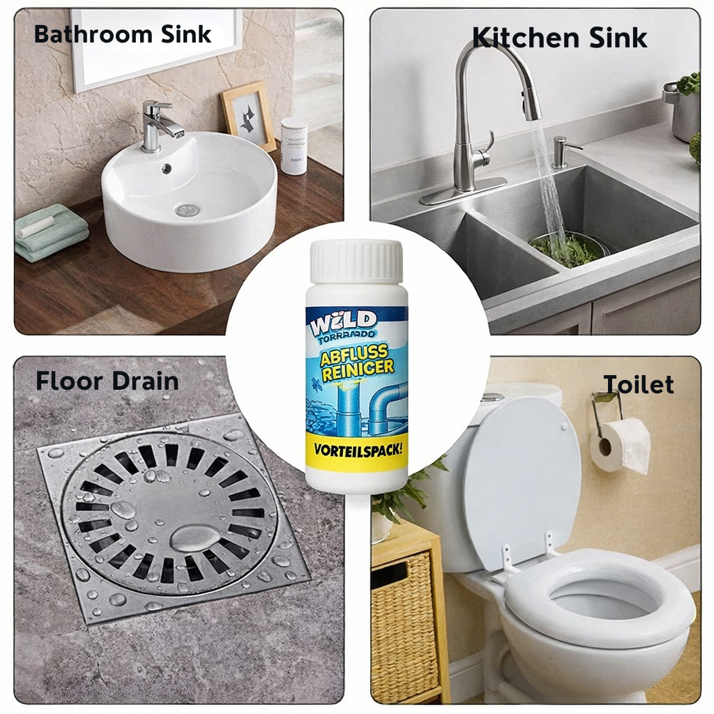 Drain Cleaner | Rapid-Action Pipe Clearing Solution | DrainBlast
