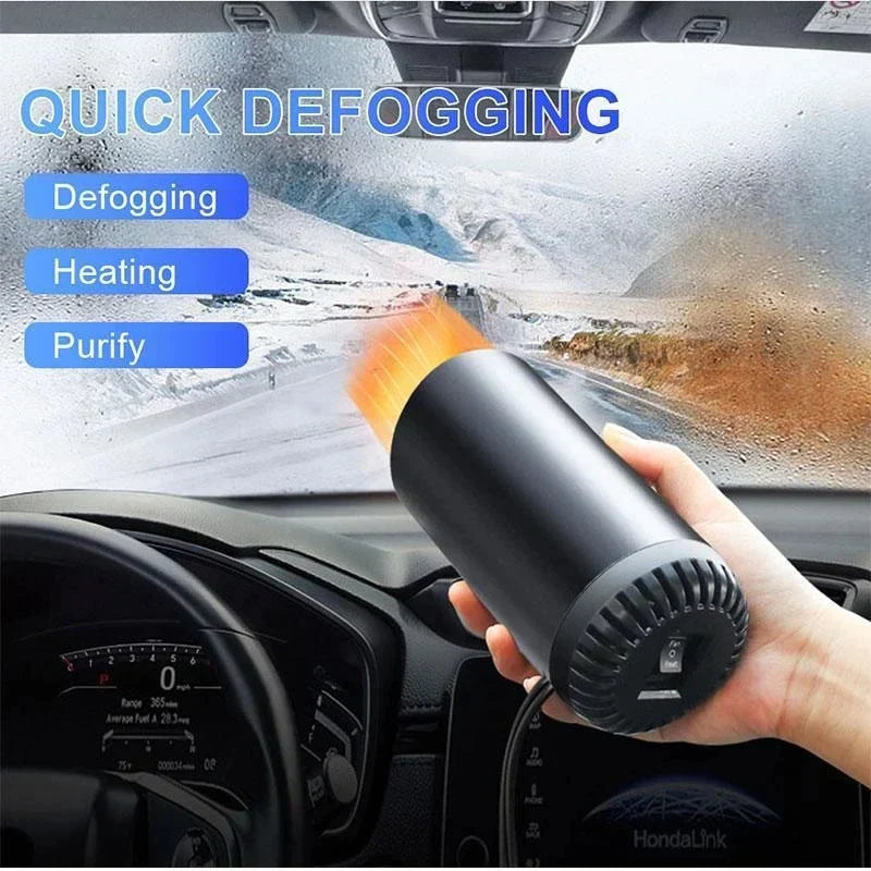 Compact Vehicle Heater and Windshield De-icer – Rapid Heating for Winter Safety