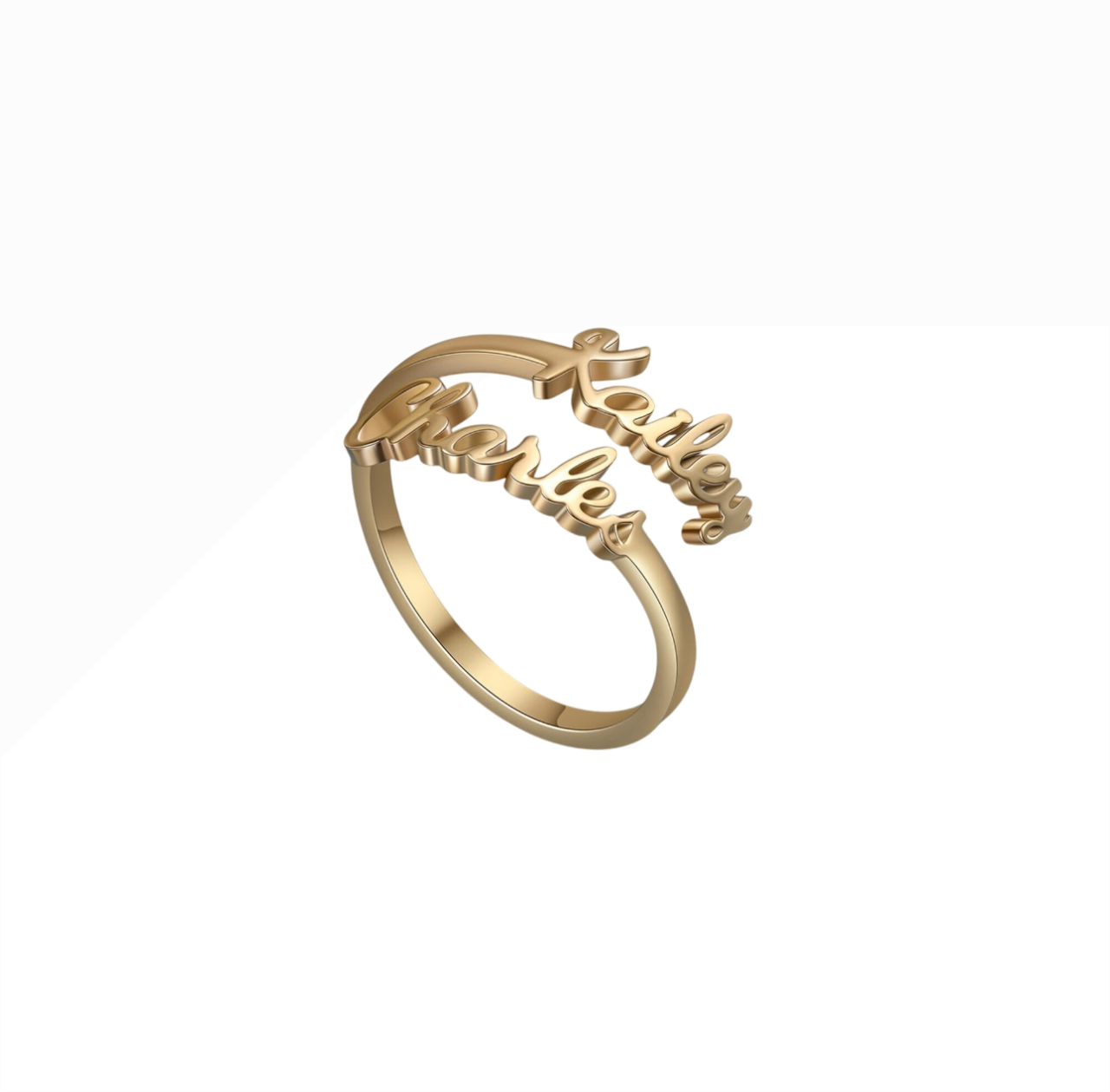 Personalized Script Name Ring for Everyday Wear