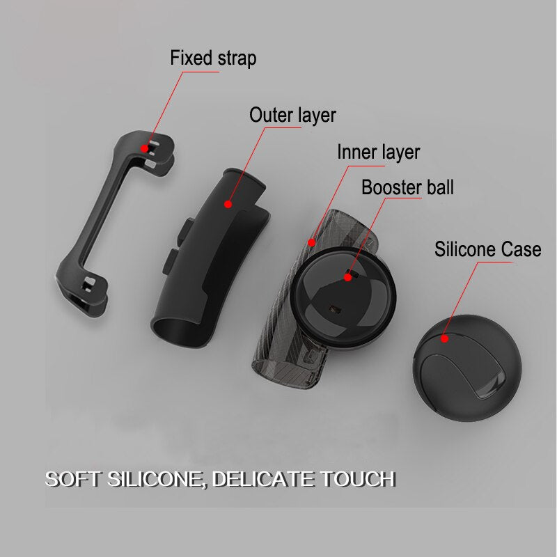 Car steering wheel booster knob