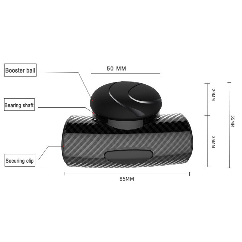 Car steering wheel booster knob