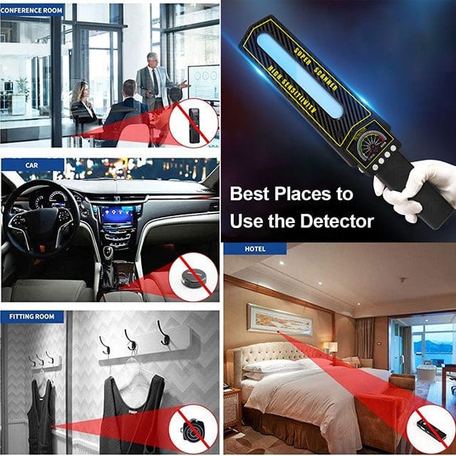 GPS Tracker with Multi-Mode Functionality and Hidden Camera Detector