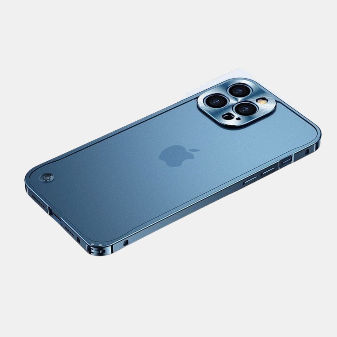 Elegant Lightweight Metal Shield Case for iPhone – Durable Protection