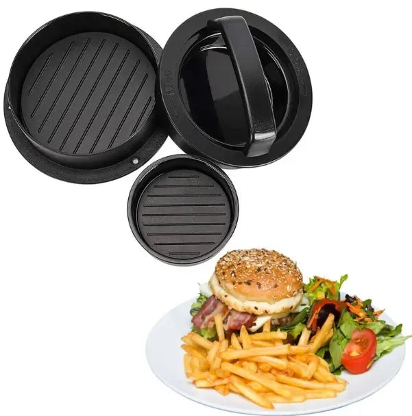 Burger Press with Twist Lock for Ideal Patties