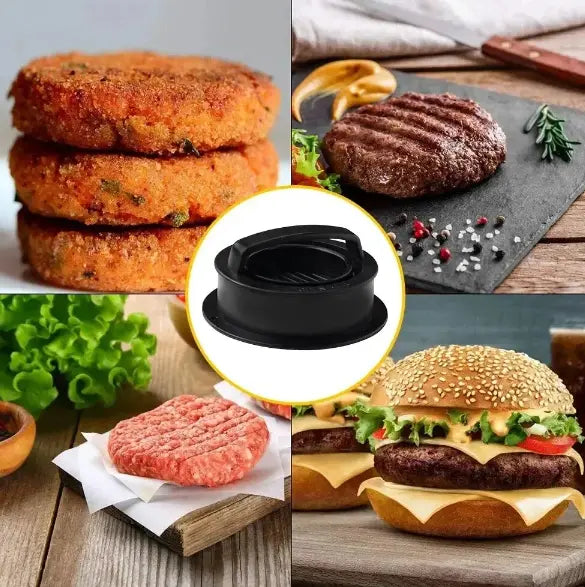 Burger Press with Twist Lock for Ideal Patties