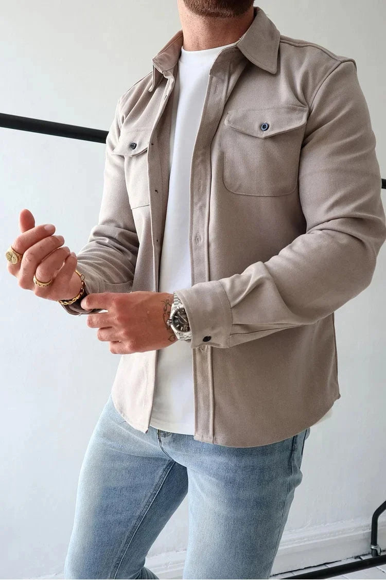 EliteThread™ Shirt Jacket — Wear Confidence That Commands Every Room