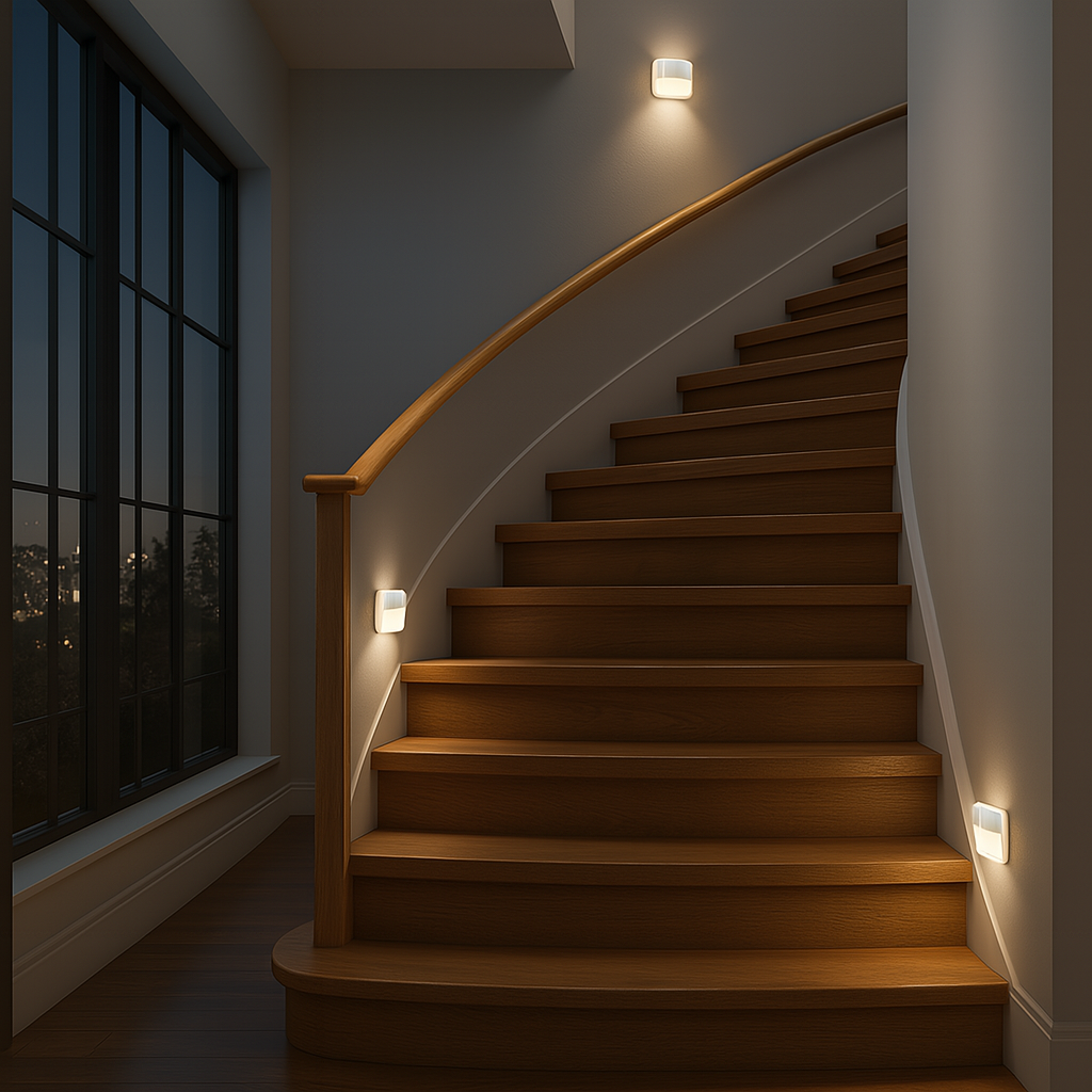 LED Night Light with Motion Sensor for Closets, Kitchens, and Stairs