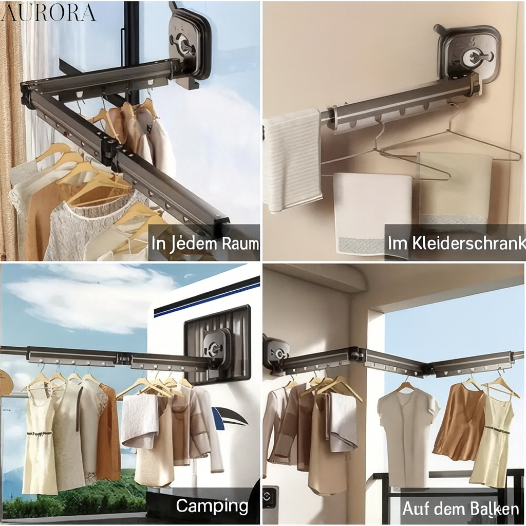 FlexRack Pro – Dry Your Laundry Anywhere, Space-Saving & Effortless!