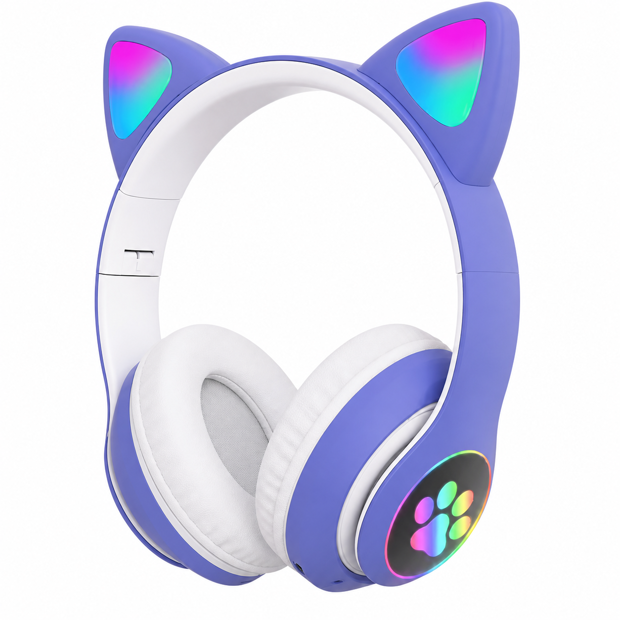 LED Cat Ear Gaming Headset with USB and 3.5mm Connection