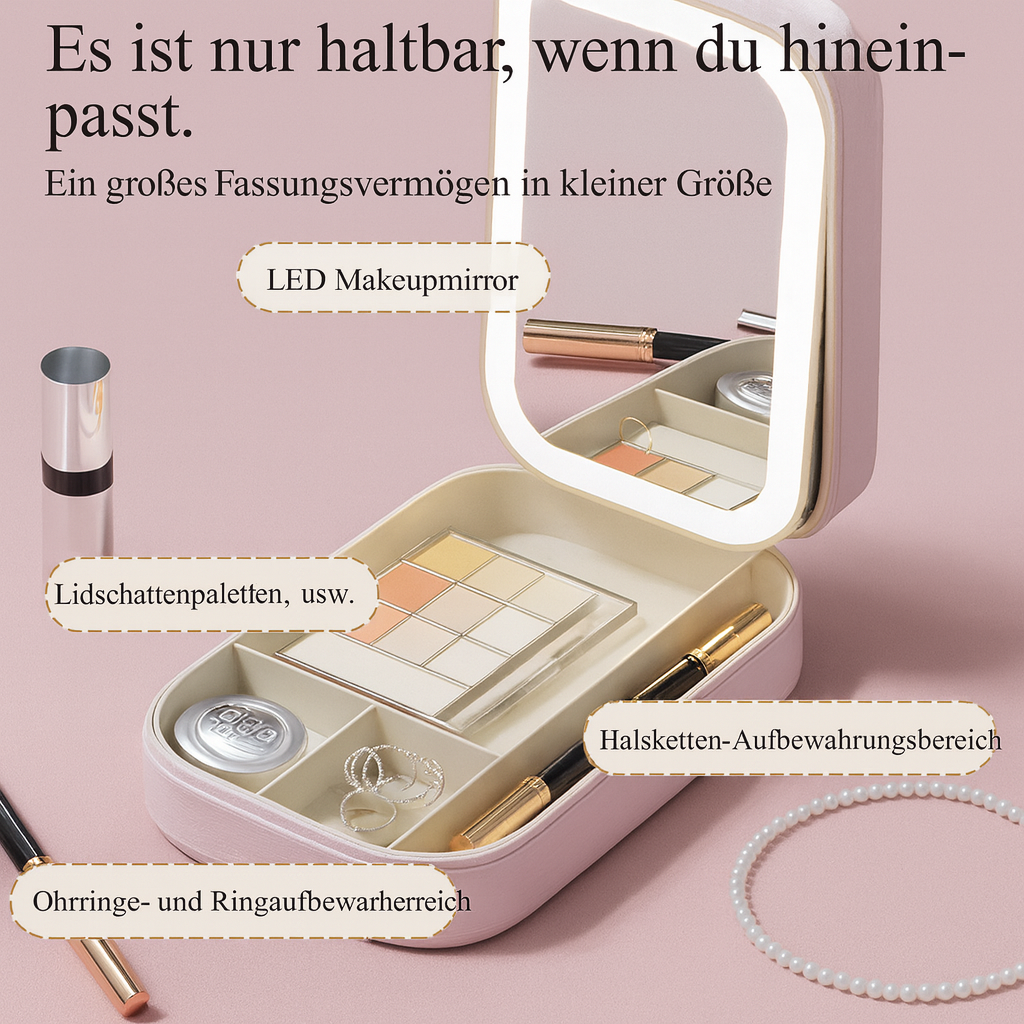GlowCase Luxe – Ideal Makeup Lighting Anytime, Anywhere